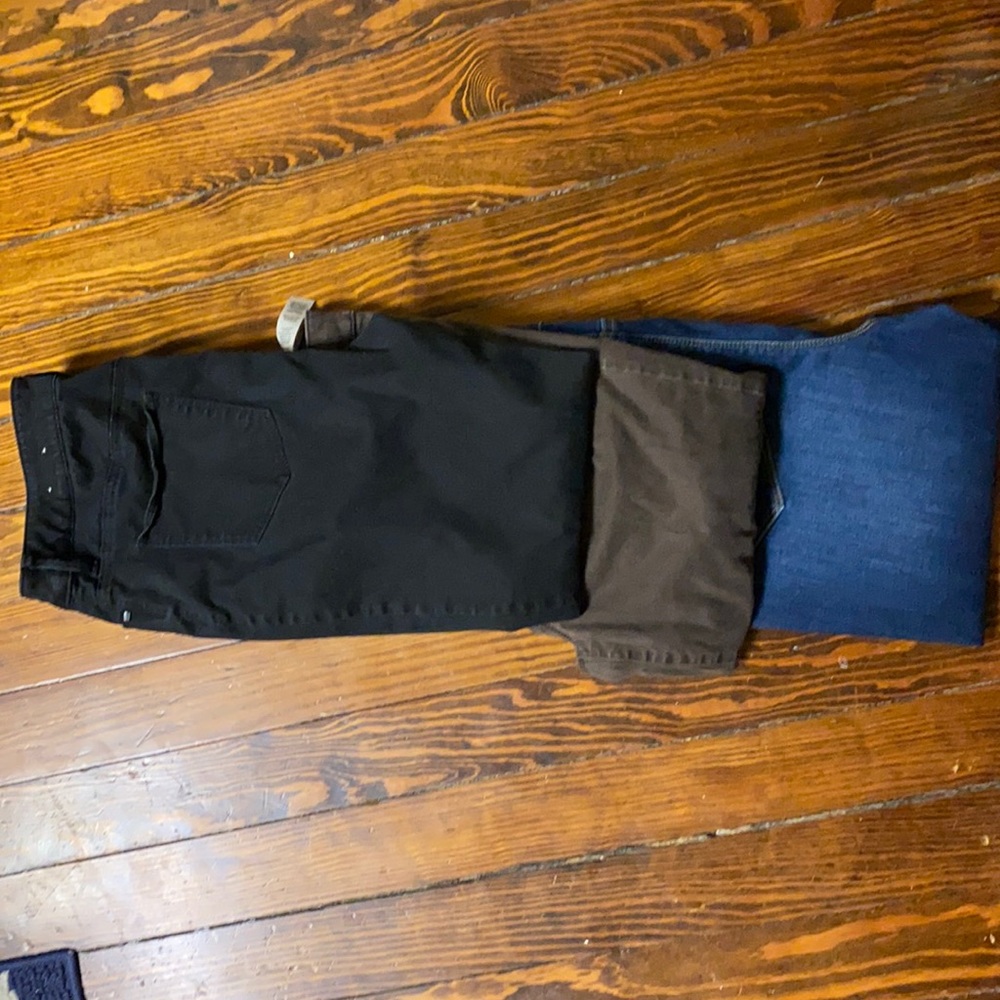 Set of 3 Chico’s 1.5 the platinum leggings